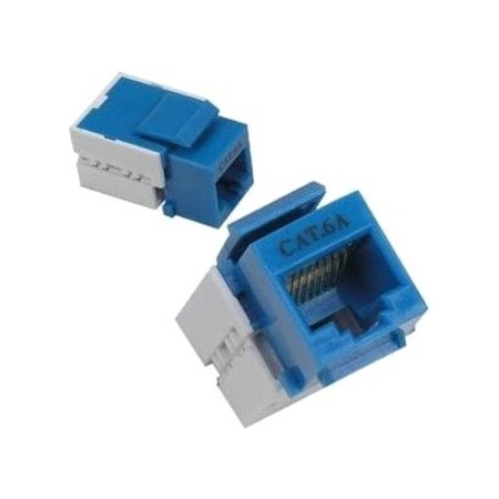 Cat6A Utp Keystone Jack (Blue)